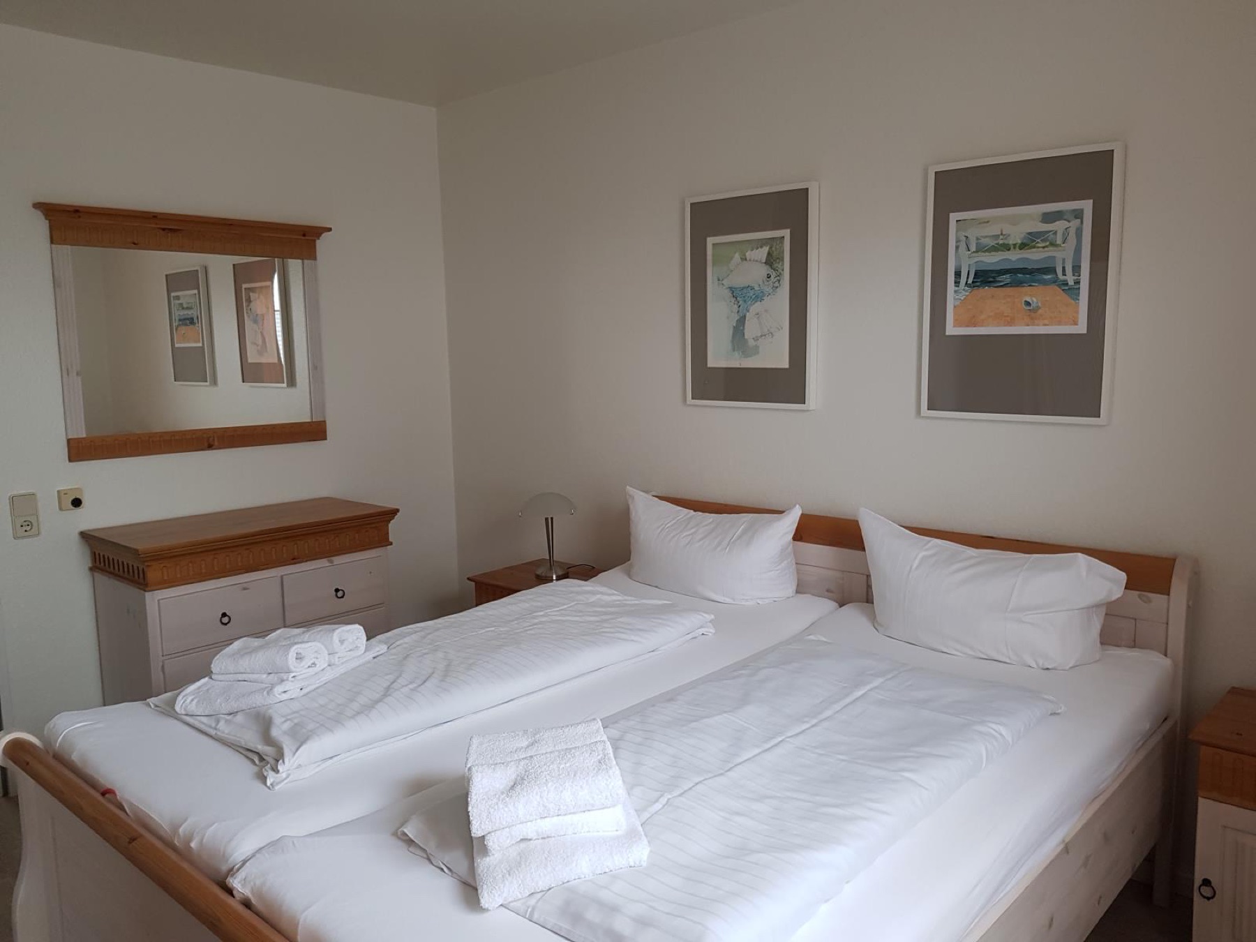 Schlafzimmer 1 im Erdgeschoss